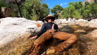 Cooling Off with a Piss in the River