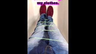 You Tie Me Up Until I Piss In My Pants, Take A Bath In My Clothes And Jerk Off!