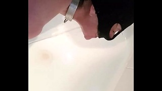 French Slave’s Outdoor BDSM Piss