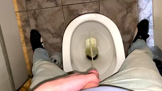 Public Toilet Pissing
