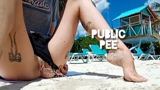 Public Beach Pissing Fetish