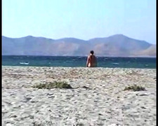 pissing on the nude beach