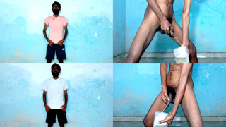 Rajesh Playboy 993 Two Pissing in the Jar Golden Shower Striptease Spanking Butt Nude Naked