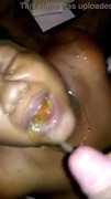 black amateur bbw piss drink in home and swallow 2
