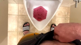 WATCH ME PEE IN A MEN’S PUBLIC BATHROOM