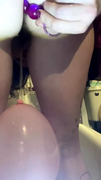 Filthiest N Kinkiest Video yet! Where I Use Anal Beads to Trigger a Massive Piss Onto a Balloon Between My Legs