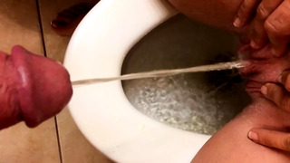 Pissing on my clit