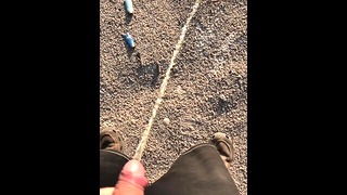 Solo Male Outdoor Pissing Compilation from Camping and Off Roading in the trails
