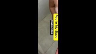 Pee In my Slave. Golden Shower Fetish!