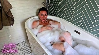 Stepmom took pity on me after catching me peeking on her in the bath