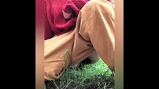 Practicing pissing outside compilation