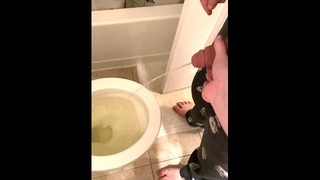 Helping my guy pee for so long
